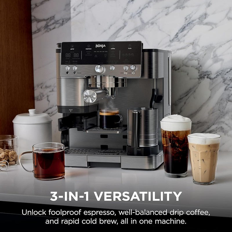 Ninja Luxe Café 3-in-1 Espresso, Drip Coffee and Cold Brew Machine