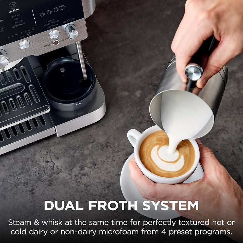 Ninja Luxe Café 3-in-1 Espresso, Drip Coffee and Cold Brew Machine